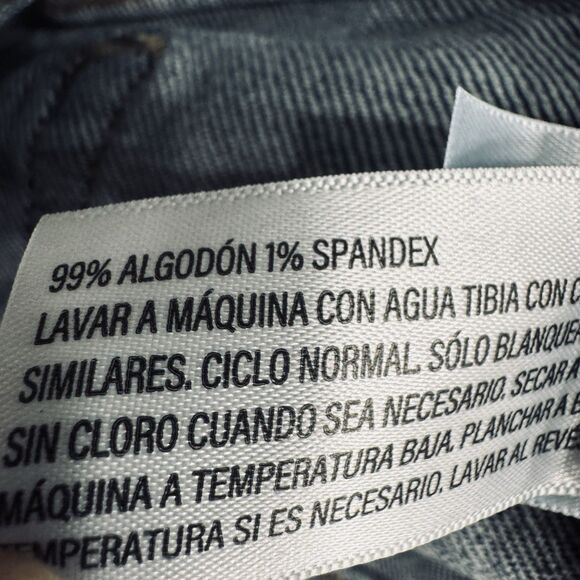 SOLD Universal Thread Mid Rise 80s Slim Jeans 14 (33x27.5) Blue Button Fly Women - Picture 8 of 12